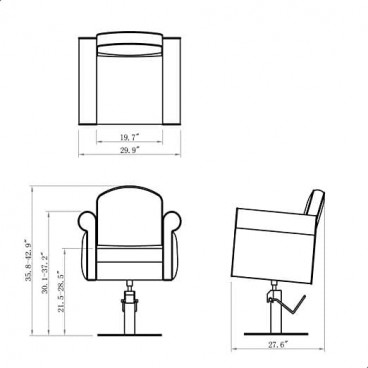 Парикмахерское кресло "Foresta"
