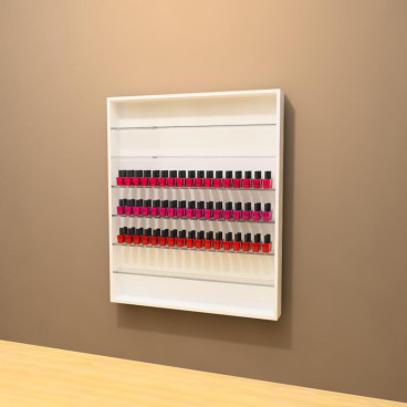 Навесная полка для лаков Square