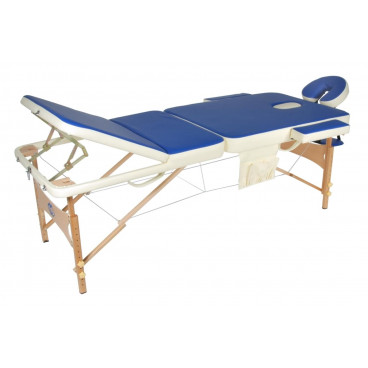 Массажный стол складной деревянный JF-AY01 3-х секционный М/К