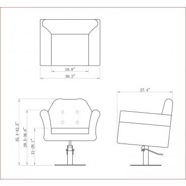 Парикмахерское кресло "Otto"