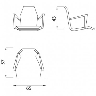 Кресло парикмахерское "NIKE"