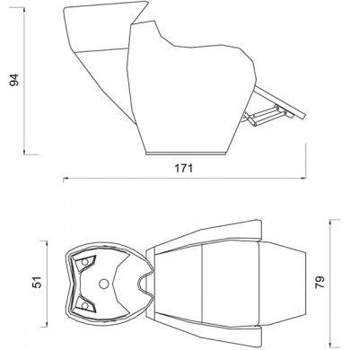 Мойка парикмахерская "CELEBRITYWASH SHIATSU"