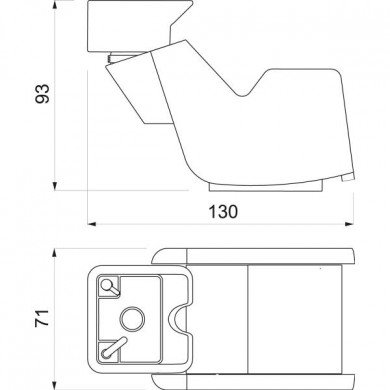 Парикмахерская мойка "Ultrawash Basic Q"